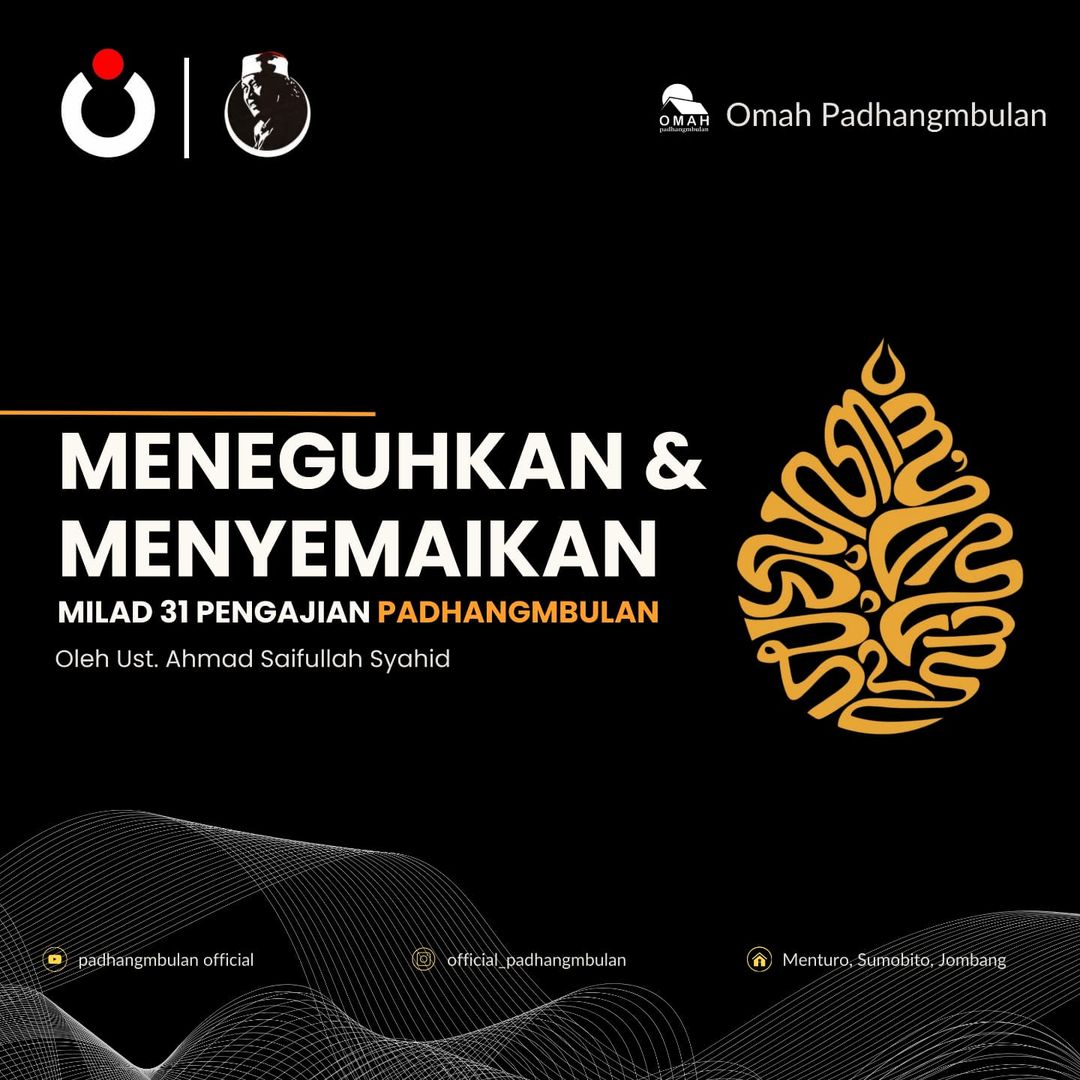 cahyo_semburat's tweet photo. .
| Mukaddimah Milad Majelis Ilmu Padhang Mbulan ke 31thn "Meneguhkan Menyemaikan"
Sabtu, 19 Oktober 2024. bersama KiaiKanjeng dan Teater 'The Jongos' Yogyakarta.
#padhangmbulan #maiyah #mbahfuad #cakfuad #mbahnun #caknun #emhaainunnadjib #sabrangmdp https://t.co/pgW9SdX5zb