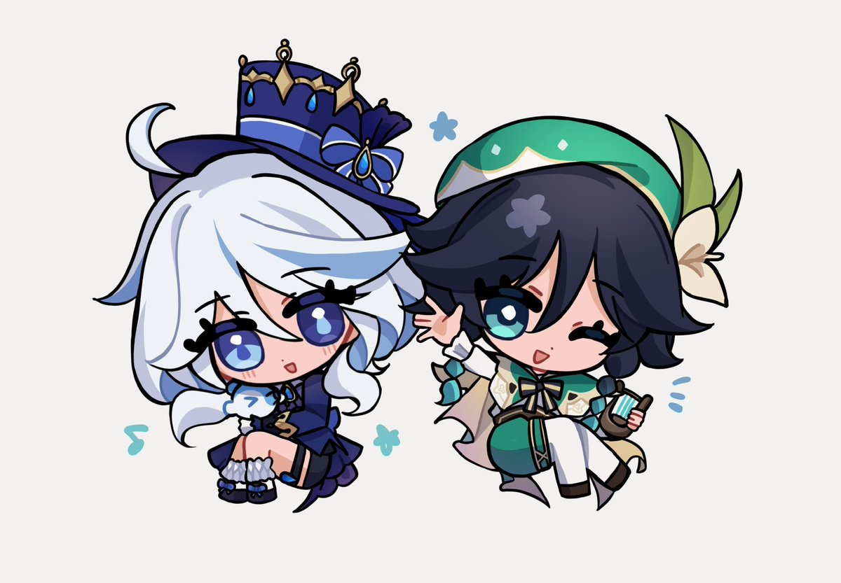 riricakeowo's tweet photo. finally finished all my charm designs heres some crumbs 

#venrina #venti #furina #genshin https://t.co/dMEaEwmVhV