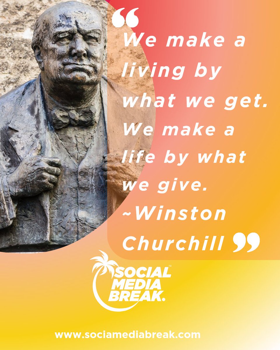 SMediaBreak's tweet image. Winston also said "Never, never, never give up"

#socialmediabreak #pauseforacause #socialmediadetox #plantrees #fortheplanet #mentalhealth #fundraising #animalprotection