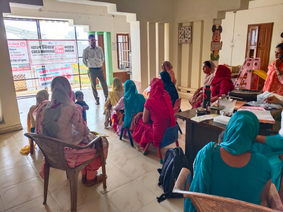child_haryana's tweet photo. "Child marriage is a violation of human rights and an obstacle to achieving gender equality."
ENDLESS efforts of MDD OF INDIA (HISAR) to stop CHILD MARRIAGE.
#UnitedAgainstChildMarriage
#BalVivahSeAzadi
#betibachaobetipadhao
#kscfindia
#Awareness https://t.co/xNE8XE3CIl