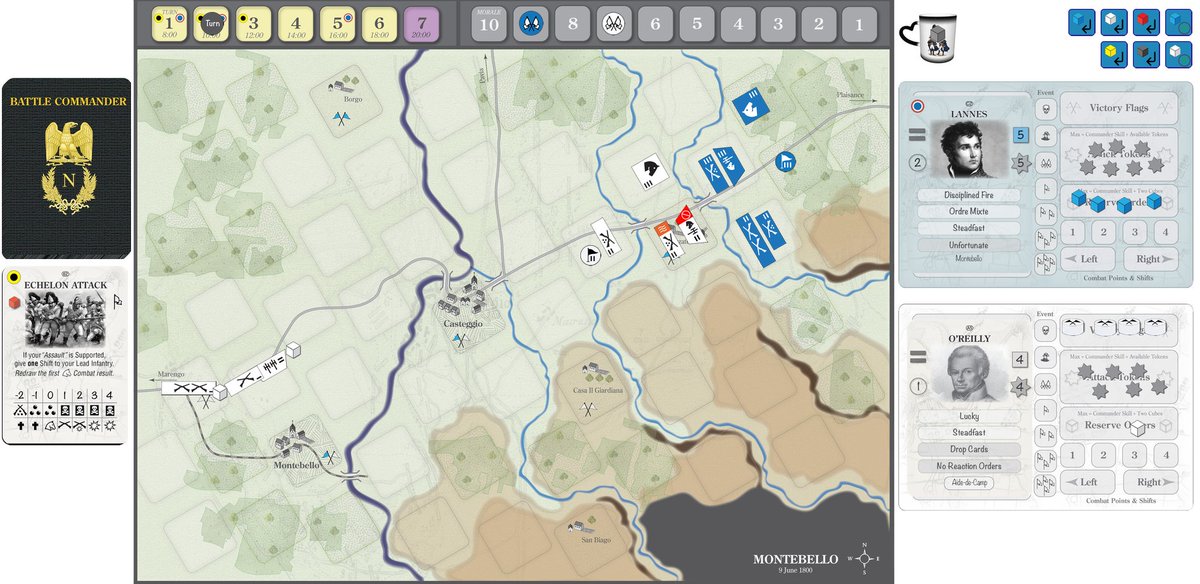 HQWargames's tweet photo. #Battlecommander
Un ejemplo de juego con la batalla de Montebello, Italia 1800. Escenario de pocas unidades que sirve de introducción al sistema, se juegan solo 4 de los 6 turnos.
Fin del primer turno.
Sigue la campaña en:
https://t.co/TzLjGdy9J3 https://t.co/lfJ5wwvzTU