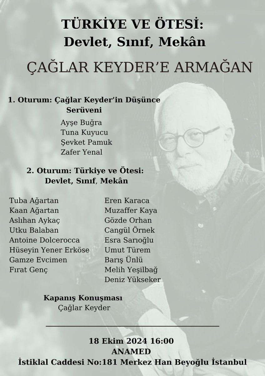 julide_karakoc's tweet photo. Devlet ve sınıflar, küreselleşme , kır ve kent ve sosyal politika temaları etrafında, Keyder'in çizdiği çerçeveden, ilgi çekici başlıkları ele alan Fırat Genç,  Gözde Orhan ve Melih Yeşilbağ tarafindan derlenen Türkiye ve Ötesi: Devlet, Sınıf, Mekan kitabının tanıtımı bugün! https://t.co/0jg36jO3XR