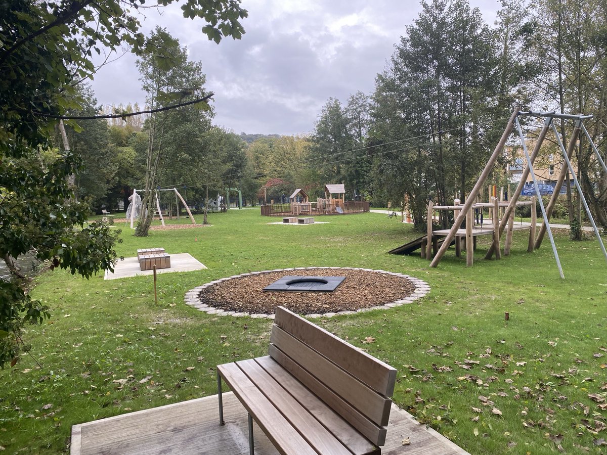 dominiqugambier's tweet image. Notre nouveau #parc urbain a #Deville  a été inauguré ! Un poumon vert , un espace de jeux , de promenade, de découverte de la #nature en ville…un belle réalisation