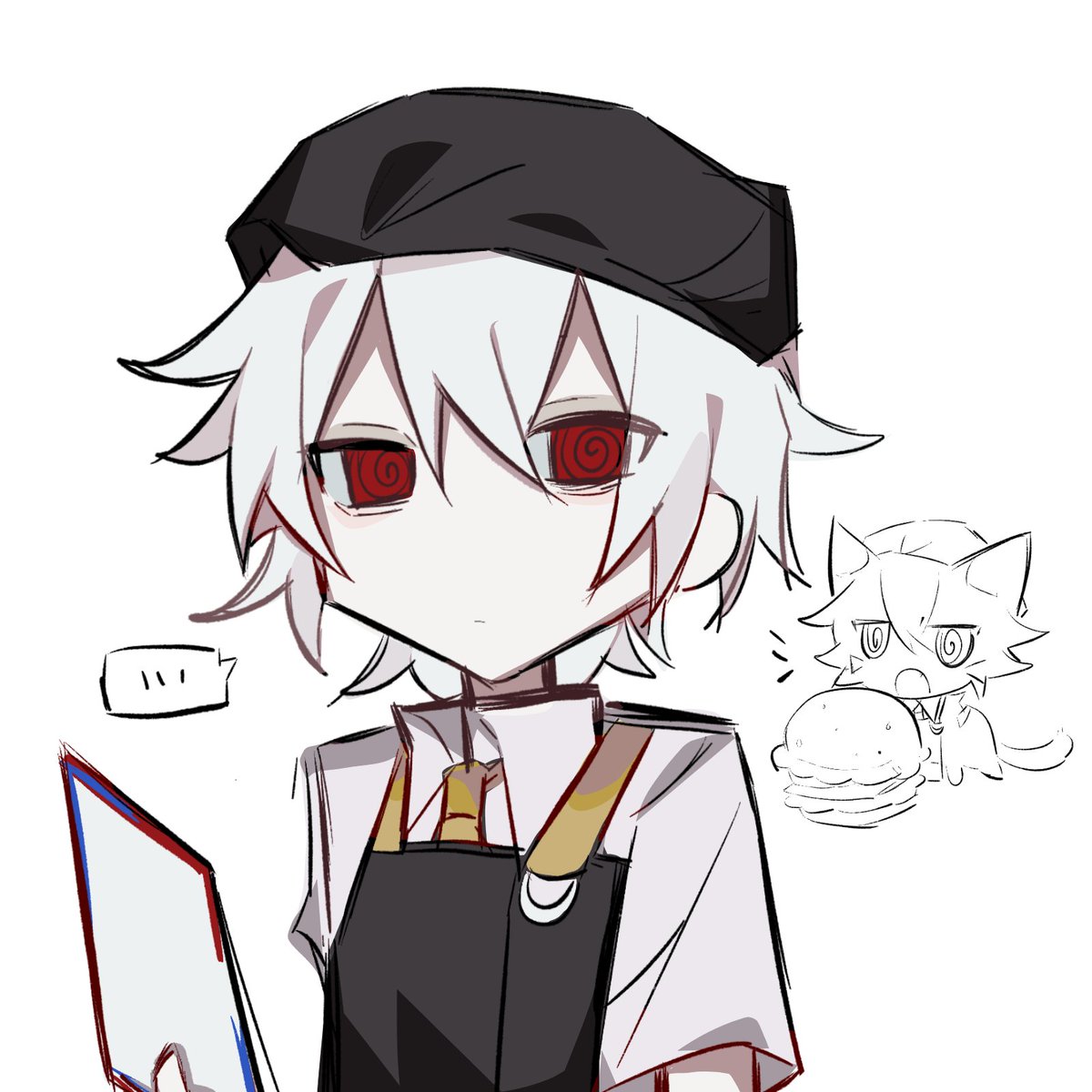 #キョウキドリップ ＃基地絵 
小猫你可以吃芝士汉堡…