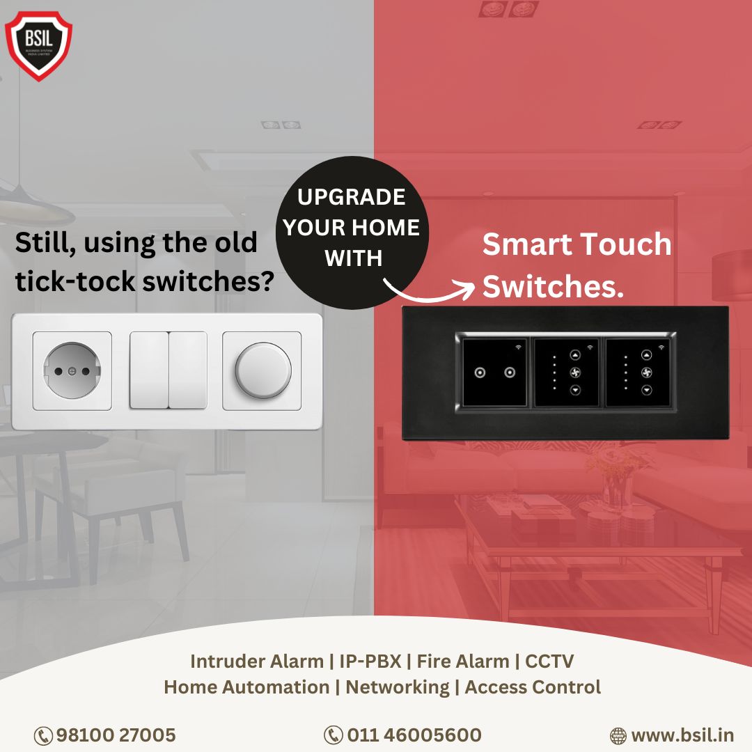 BSILOfficial's tweet image. Still using outdated tick-tock switches? 🕰️ Upgrade to Smart Touch Switches for a modern, seamless home experience! ✨

🔹 Sleek Design
🔹 Energy-Efficient
🔹 Smart Home Ready
Make the switch today 👉 bsil.in
#SmartHome #TouchSwitch #UpgradeYourLife