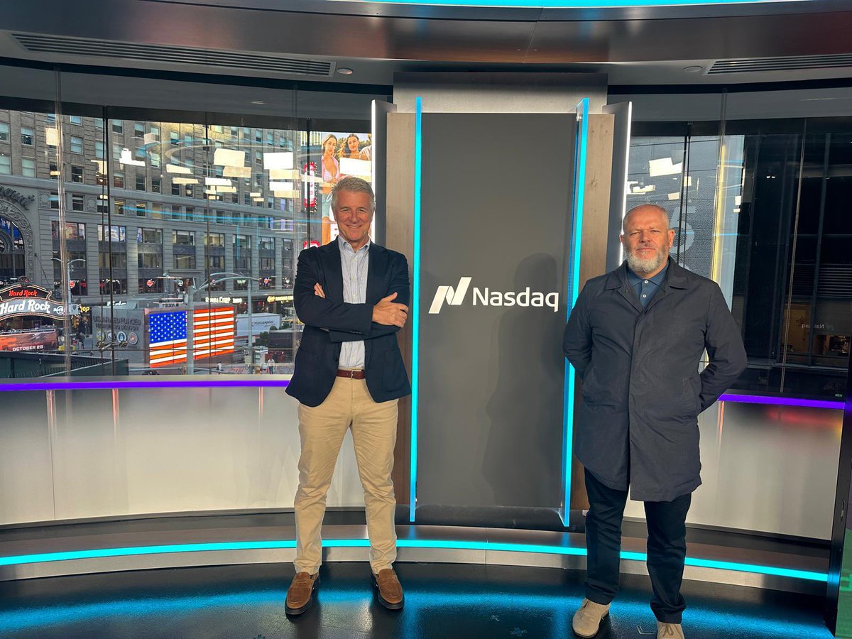 Valereum PLC (@valereumplc) on Twitter photo The team in New York had another hectic day filled with meetings and there's even speculation about an upcoming interview 👀.
Here are some highlights from the Chairman and CEO: ⬇️
<a href="/ValereumPLC/">Valereum PLC</a> <a href="/Wachsman_/">Wachsman</a> <a href="/NickCowanVLRM/">Nick Cowan</a> <a href="/S5Peter/">Peter Sekhon</a> <a href="/VlrmTechnology/">VLRM Technology</a> <a href="/Nasdaq/">Nasdaq</a> <a href="/NasdaqExchange/">Nasdaq Exchange</a>
#VLRM The team in New York had another hectic day filled with meetings and there's even speculation about an upcoming interview 👀.
Here are some highlights from the Chairman and CEO: ⬇️
<a href="/ValereumPLC/">Valereum PLC</a> <a href="/Wachsman_/">Wachsman</a> <a href="/NickCowanVLRM/">Nick Cowan</a> <a href="/S5Peter/">Peter Sekhon</a> <a href="/VlrmTechnology/">VLRM Technology</a> <a href="/Nasdaq/">Nasdaq</a> <a href="/NasdaqExchange/">Nasdaq Exchange</a>
#VLRM