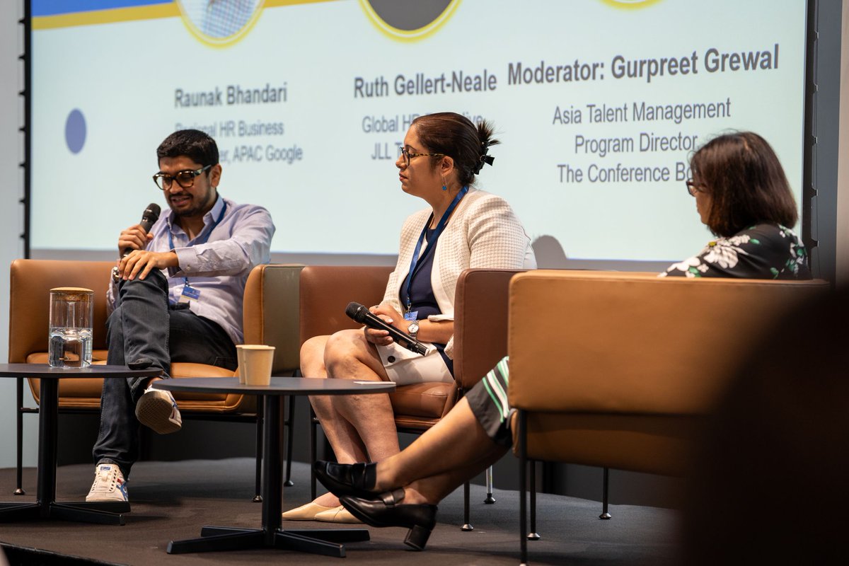 In the afternoon sessions, #industry leaders shared their expertise on AI-enabled organizations. Bianca Wong from FedEx Express, Dan Wong from GIFT.ed, Ruth Gellert-Neale from JLL Technologies, Raunak Bhandari from Google, Jane Horan, and Gurpreet Grewal led these discussions.