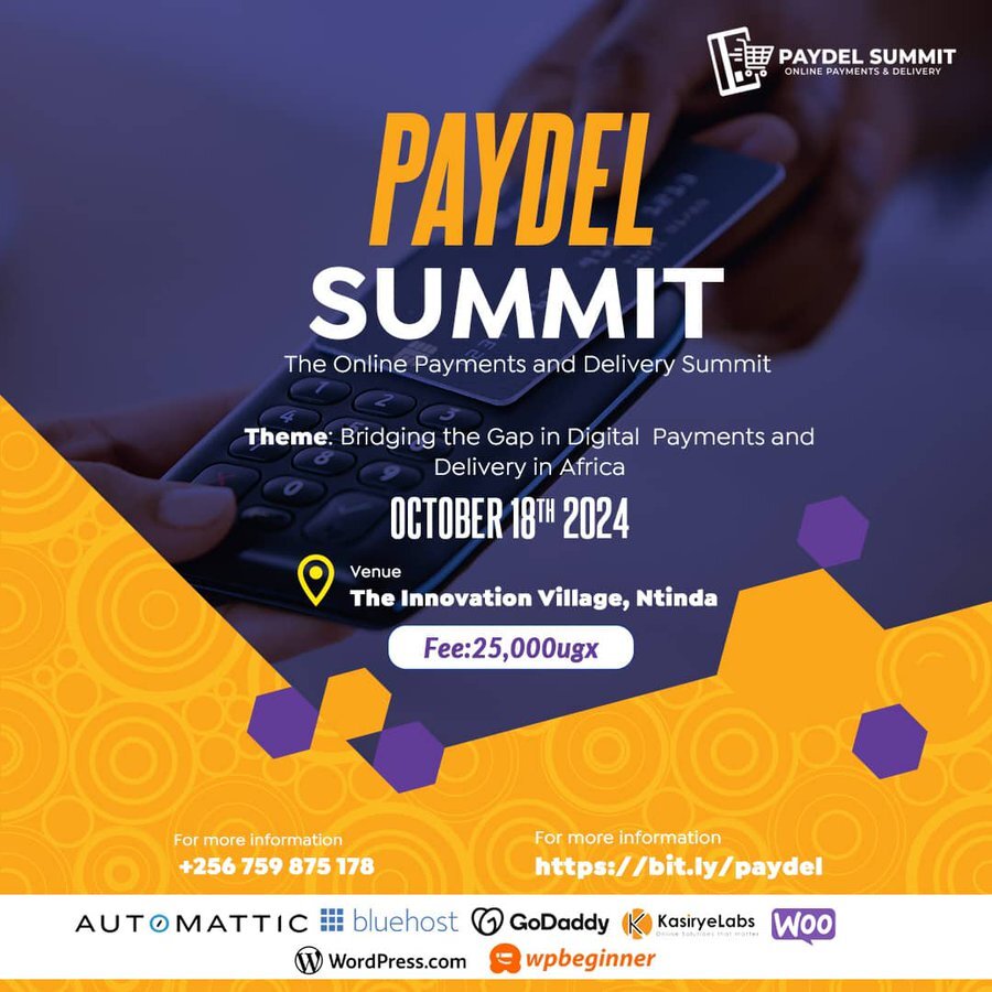 TekjuiceUganda's tweet photo. Dive into the future of e-commerce in Africa at #PayDelSummit2024. Gain insights on overcoming digital payment hurdles and fostering robust marketing strategies. Don't miss this opportunity in Kampala. #DigitalRevolution #EcommerceGrowth https://t.co/L1H0f4ssso