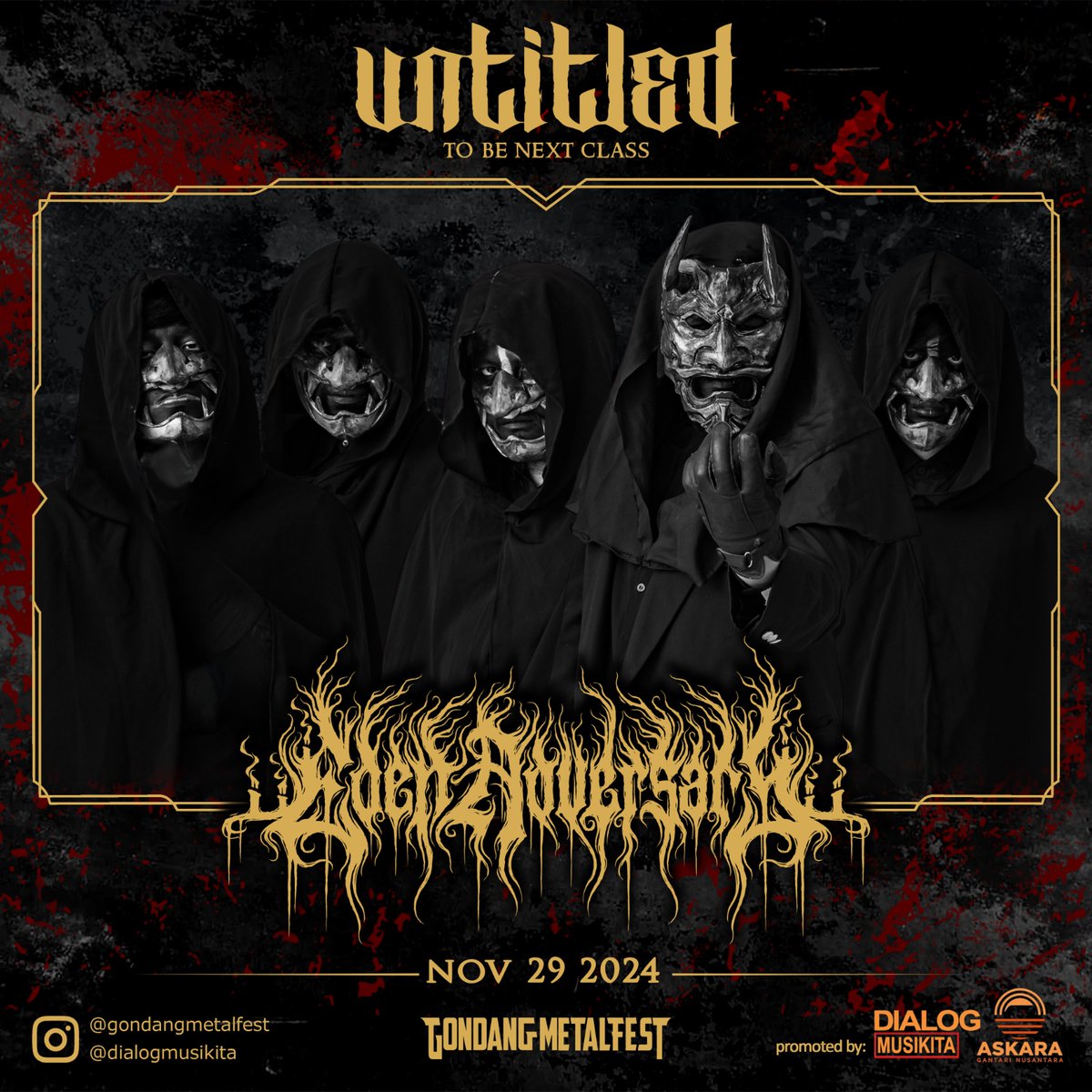 Baru saja merilis album perdana bertajuk 🤘Kingdom ov Heresy🤘 pada bulan Juni 2024 lalu lewat Interlude Records dan saat ini tengah menggelar serangkaian tur di Pulau Jawa. Legiun Deathcore asal Surakarta, <a href="/edenadversary/">Eden Adversary</a> 
Siap memanaskan stage @gondangmetalfestival
#wasli007