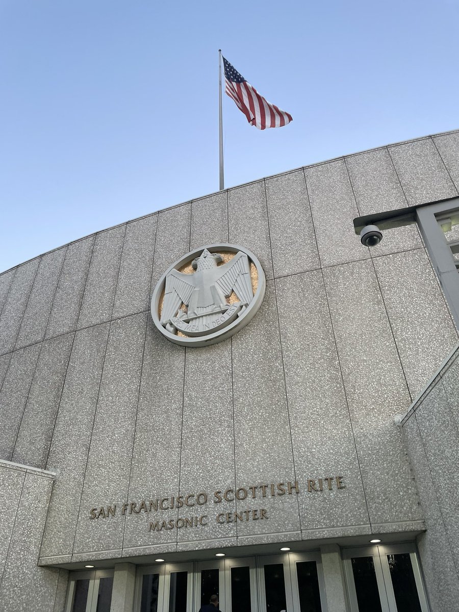 Thank you to San Francisco Lodge No.120 F&amp;AM for making me feel so welcome this evening. The Lodge conducted a wonderful 3° ceremony and it was ceremony like no other! <a href="/MasonsofCA/">Masons of California</a> 

#Freemasons