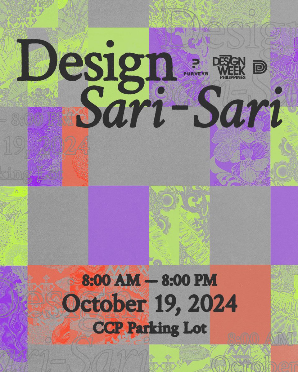 JethTorres's tweet image. Swash Originals calligraphic objects + Manila Middle Ground shirts will be available tomorrow at Design Sari-Sari, a marketplace organized by PURVEYR and Design Center of the Philippines for #DesignWeekPhilippines

October 19, 2024
8AM-8PM

📍CCP Parking Lot

$ee you!
