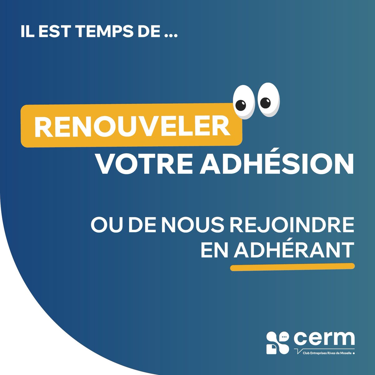🔗 [Ré-Adhésion] 🔗

📢 C'est la rentrée ! Rejoignez-nous pour dynamiser notre territoire !

Adhérez ou ré-adhérez via ce lien 👉buff.ly/3aJgy92

#CERM #Adhésion #DynamismeLocal