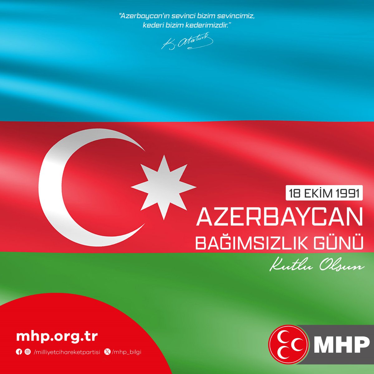 Azerbaycan Bağımsızlık Günü Kutlu Olsun