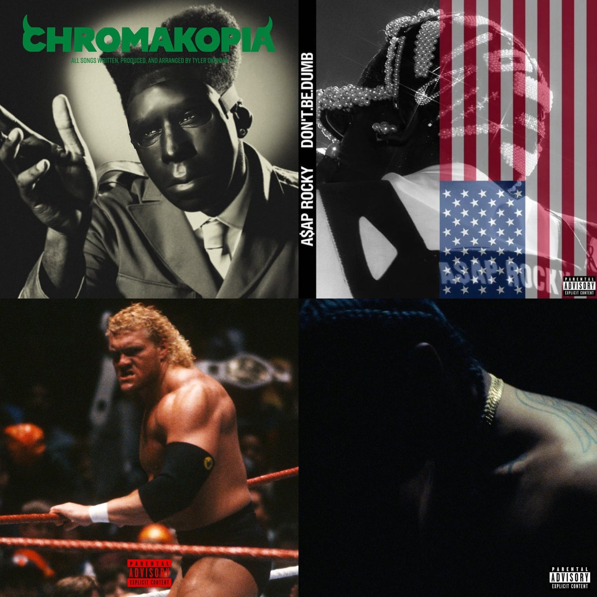A_tothe_K's tweet photo. Donc là si ASAP Rocky ne fait pas le petit joueur, on a ces 4 albums qui sortiront en moins de 10 jours 😳

Tyler The Creator - Chromakopia le 28/10
Asap Rocky - Dont Be Dumb le 30/10
Westside Gunn - Still Praying le 01/11
Ab Soul - Soul Burger le 08/11 https://t.co/Smy8OsoBM8