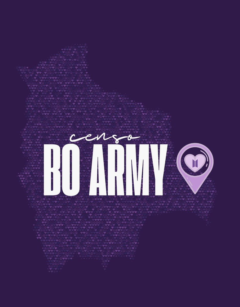 TEAMBO7_twt's tweet photo. Buenos días BO-ARMY 🇧🇴💜

Nuevamente les traemos el CENSO BO-ARMY, para tener info respecto a las personitas que estamos apoyando a los chicos🥳😌

→ https://t.co/LOSQx4BLpv

Recuerda llenar el formulario sinceramente y ayudanos compartiendo en las redes sociales. https://t.co/pzTKNIFqAH