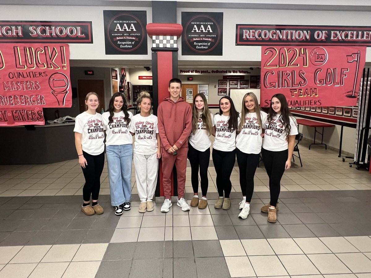 HSD_Athletics's tweet photo. Good luck to our state qualifying golfers as they depart for State College over the next few days! https://t.co/XMr4WI4sNx