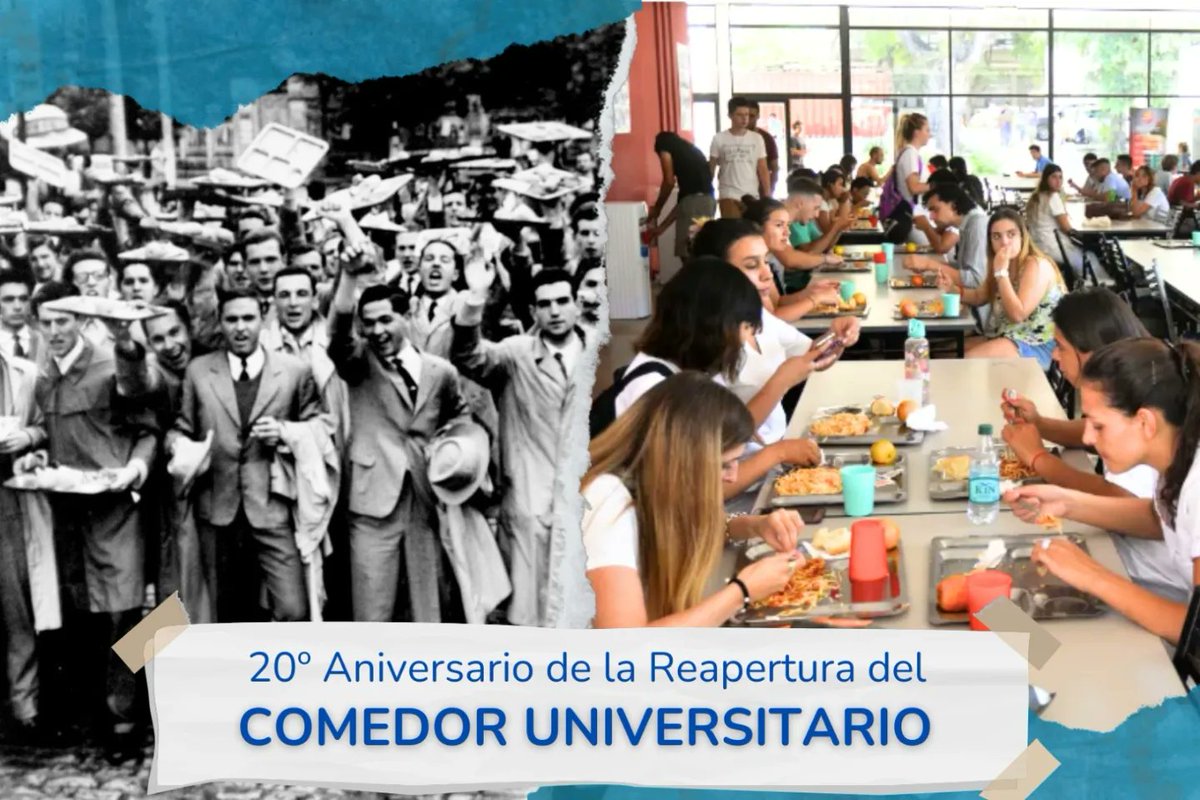 tauberfernando's tweet photo. Hace 20 años nos propusimos cumplir un sueño que era parte de la lucha estudiantil y que también estaba en el corazón de todos los que amamos la @unlp: reabrir el Comedor Universitario, luego de haber sido clausurado por la dictadura y permanecer cerrado durante 30 años (sigue)⬇️ https://t.co/GUb8vRCi8i