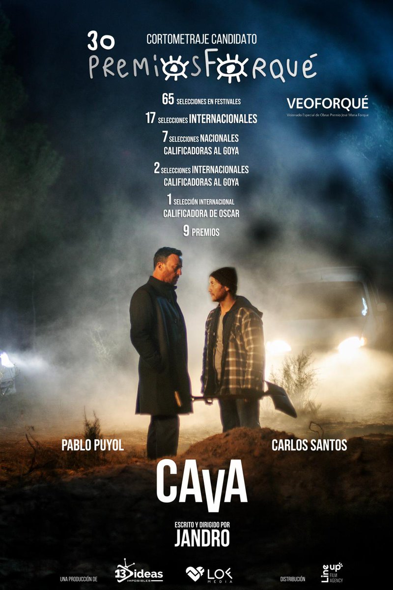 El cortometraje CAVA, dirigido por JANDRO (Alejandro López García), sigue recogiendo múltiples éxitos y ahora es candidato a los Premios Forqué. Un cortometraje que presentó el propio Jandro en Jesús Pobre este año y al que estamos muy contentos de haber conocido.