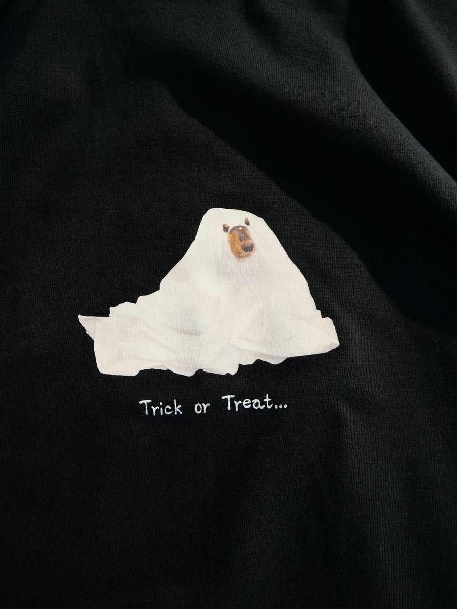 sushi_riku's tweet photo. 今年の新作は何と光る‼︎👻💡
「光るおばけロンT」が出ました。
刺繍のオヤツも可愛い…
https://t.co/voE3yWsSgz
#ハロウィン
#funmagic https://t.co/YOR9wzpDUh