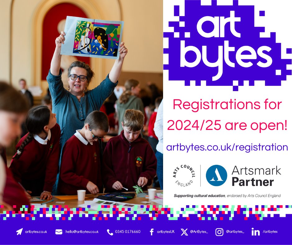 ArtBytes_'s tweet image. Join in the creativity!
artbytes.co.uk/registration
#artbytes #artteachers #arteducation #youngartists #sendschool