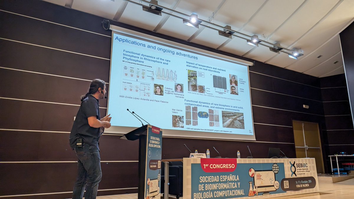 SEBiBC_es's tweet image. Jaime Huertas highlights the essential role of tool development and bioinformatics analysis in supporting all ongoing projects. #Bioinformatics #ToolDevelopment #congresosebibc2024