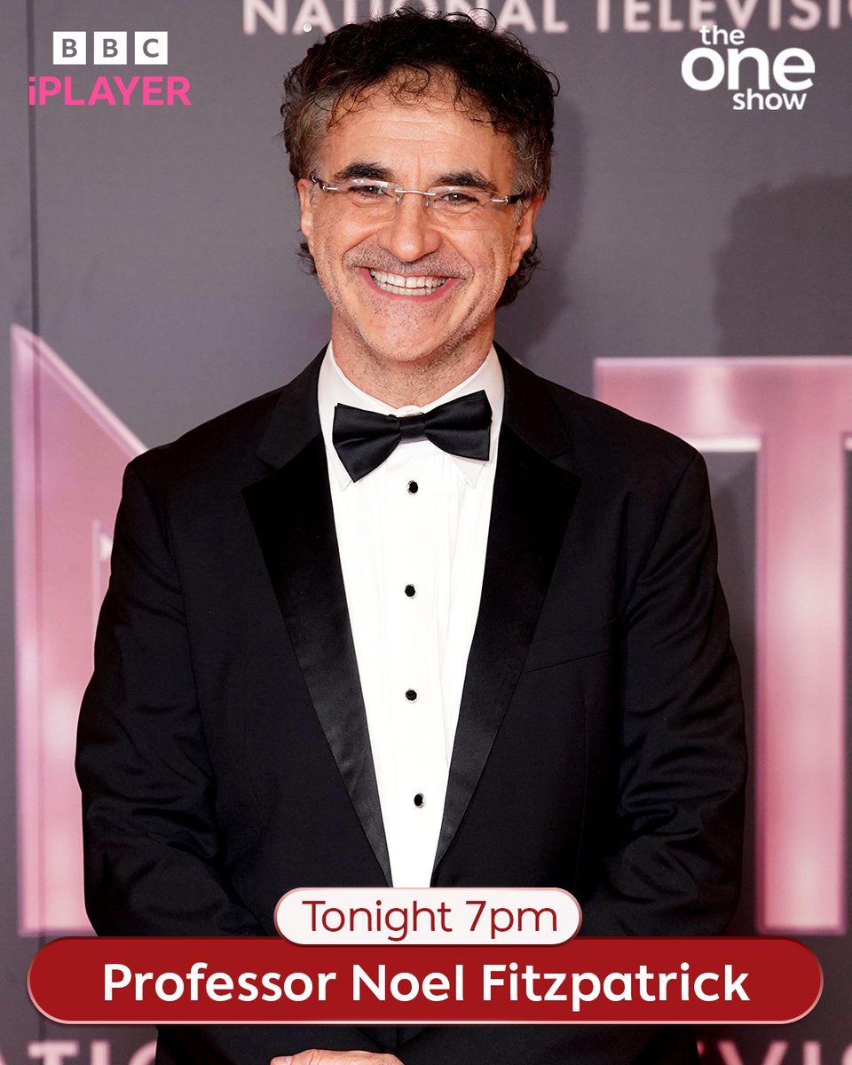 BBC The One Show (@bbctheoneshow) on Twitter photo Dog lovers - tune in for this one! 🐶
Supervet <a href="/ProfNoelFitz/">Noel Fitzpatrick</a> will be on #TheOneShow chatting about the incredible tales he’s encountered during his career of dogs that have changed lives 🐾
Have a question for Noel? Drop it below 👇 or email theoneshow@bbc.co.uk 📩 Dog lovers - tune in for this one! 🐶
Supervet <a href="/ProfNoelFitz/">Noel Fitzpatrick</a> will be on #TheOneShow chatting about the incredible tales he’s encountered during his career of dogs that have changed lives 🐾
Have a question for Noel? Drop it below 👇 or email theoneshow@bbc.co.uk 📩
