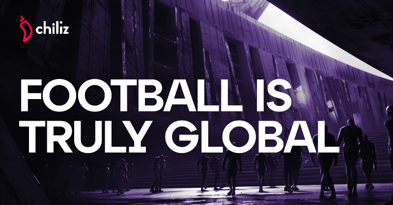 Chiliz's tweet photo. Did you know that about one out of three football fans support an overseas team as their main team? 🤩⚽

A new research 'The Global fan', powered by Fan Tokens, even shows 86% of global fans say that they have an active interest in clubs outside of their home country.