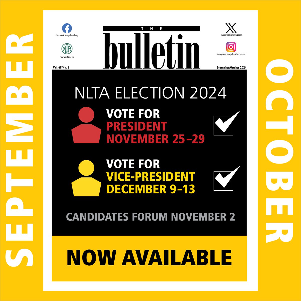 The NLTA Bulletin is now available. 
Inside, we cover: 
🔸Violence in the Workplace 
🔸Tips for Substitutes
🔸An Interview with the Dean of <a href="/MUNEducation/">MUN Education</a>
🔸and more...

Find the newsletter here ➡️
bit.ly/3YeJ4sG

#TeachersChangeLives #InvestInOurKids #HiddenRealityNL