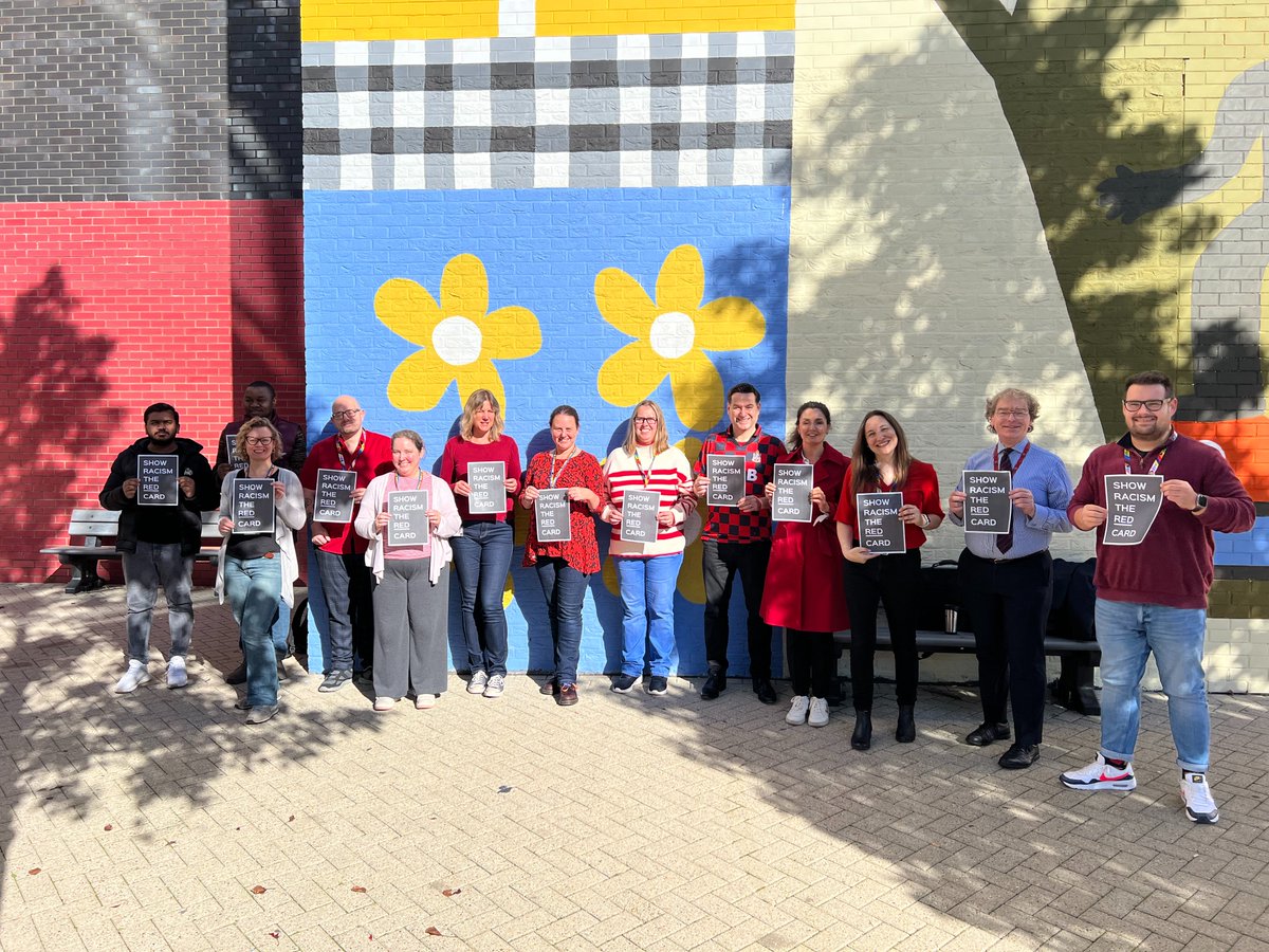Today marks 10 years of 'Wear Red Day - Show Racism the Red Card,' raising awareness for anti-racism and inclusion. Colleagues and students united by wearing red to stand against racism. Together, we strive for a more inclusive and equitable society.

#WRD24UoP #WRD24