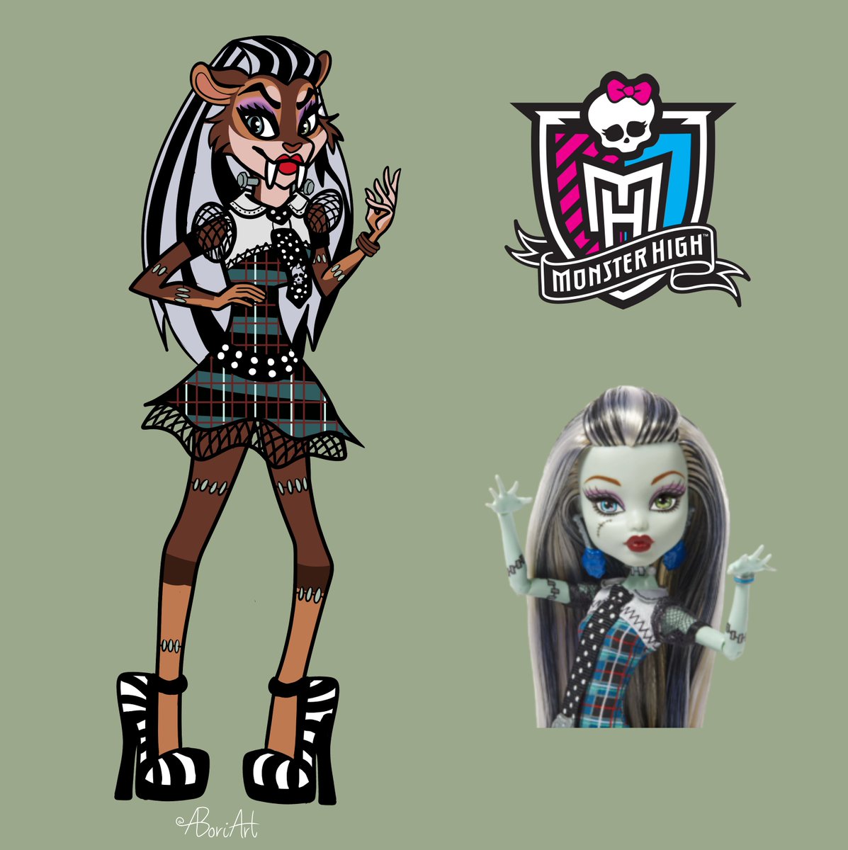 AboriArt's tweet photo. Day 17 of Sillytober
Theme: Monster High

This one is so cursed, I don't even know if I should be posting it lmao https://t.co/WD8MlpHh4T
