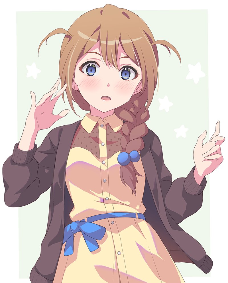 nyuriko's tweet photo. このみさん。そろそろ秋服って感じで
#馬場このみ #ミリシタ https://t.co/W53UwPwPu5