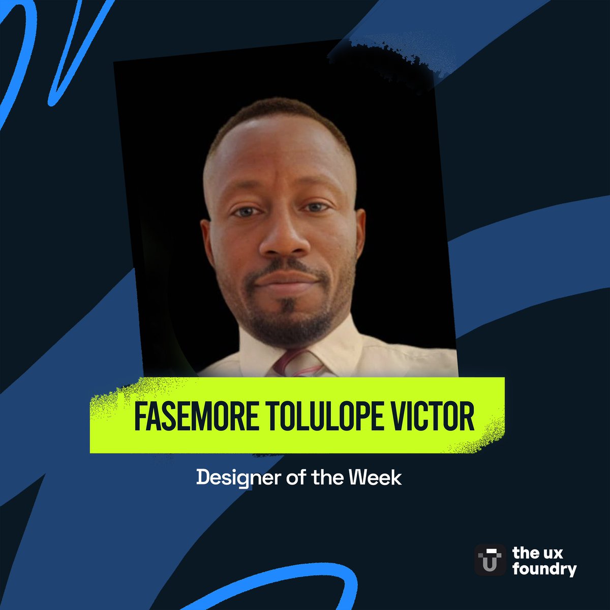 uxfoundryng's tweet photo. This week our spotlight shines on Fasemore Tolulope Victor 🎉
We are proud to recognize your commitment and dedication.
We're rooting for you and excited to see your continued growth and success.
Congratulations Tolulope🎉
#uxfoundry #designeroftheweek #star https://t.co/Ce88jh5vMn