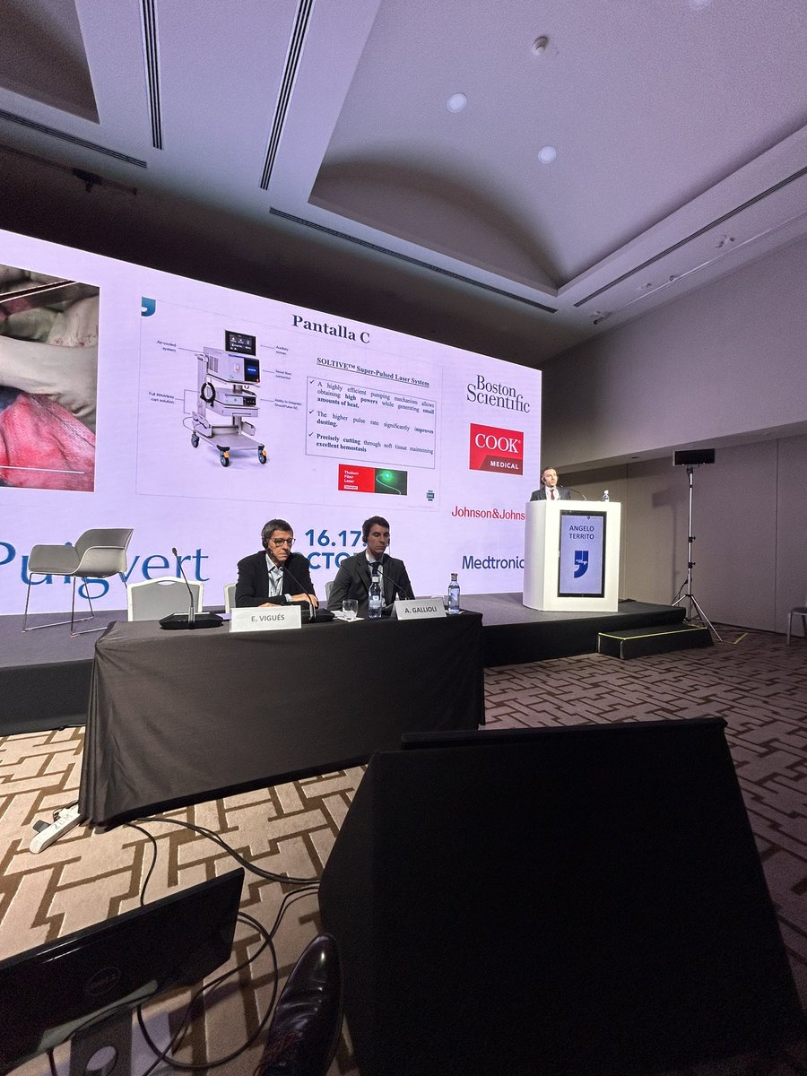 Alberto Breda (@albertobreda1) on Twitter photo <a href="/AngeloTerrito/">Angelo Territo</a>, my first formal fellow and actual attending presenting and outstanding case of #endoscopic management of #ureterointestinal #stricture with #balloon #dilatation and #laser incision <a href="/57_UroPuigvert/">57th Urology Course | Fundació Puigvert</a> <a href="/AngeloTerrito/">Angelo Territo</a>, my first formal fellow and actual attending presenting and outstanding case of #endoscopic management of #ureterointestinal #stricture with #balloon #dilatation and #laser incision <a href="/57_UroPuigvert/">57th Urology Course | Fundació Puigvert</a>