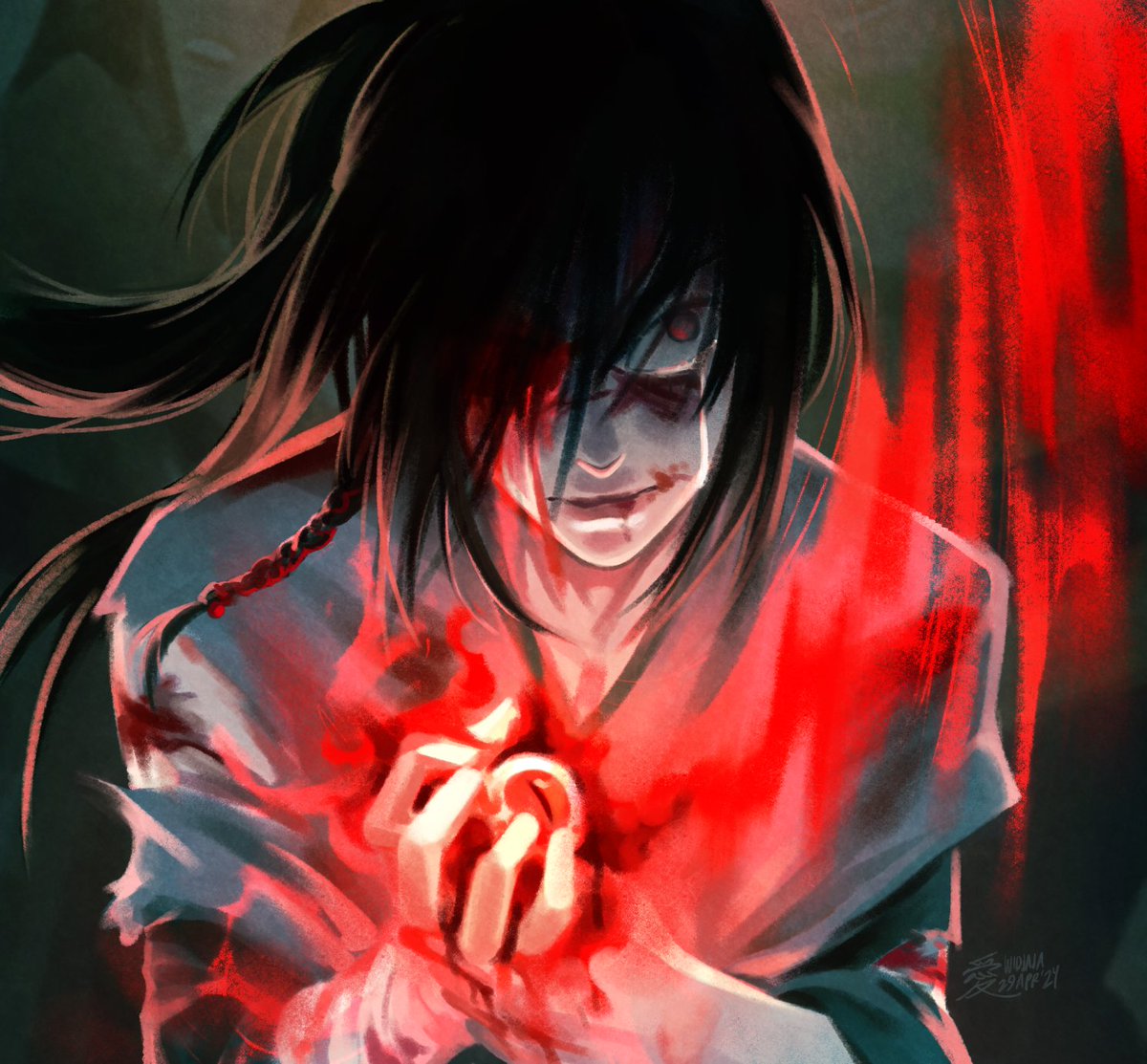 ‼️ tw blood ‼️
my piece for <a href="/hc_calendar/">Hua Cheng Calendar ◆ Complete</a> ⚔️ The birth of E'ming
thank you for having me! ❤️
#天官赐福 #HuaCheng