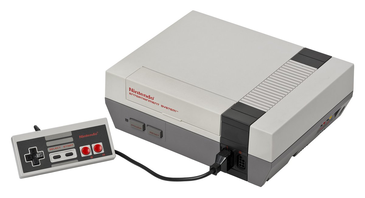 landofthe80s's tweet image. On this date in 1985 the Nintendo Entertainment System (NES) was released in New York as a test market prior to the full NA launch in September 1986. #80s #80svideogames #1980s