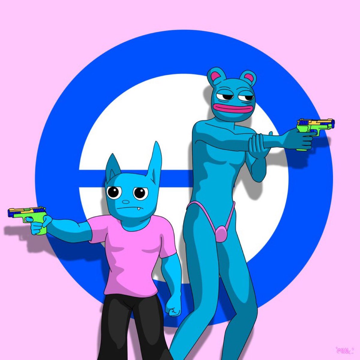 Get ready for the ultimate duo ! $BALT &amp; $BRETT, the degen 007 agents, locked &amp; loaded with meme power! 🎯 

Starting their mission! 😎🔫

#base  #BRETT