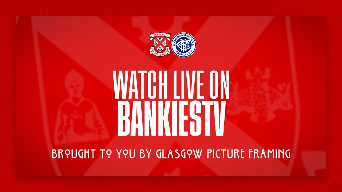Bankies TV (@bankiestv) on Twitter photo Live from Holm Park this evening - <a href="/ClydebankFCU20/">Clydebank FC U20</a> vs <a href="/u20s_CambyR/">Glasgow United 2010’s</a>
Live link will be posted closer to kick off. Check back around 1930. Live from Holm Park this evening - <a href="/ClydebankFCU20/">Clydebank FC U20</a> vs <a href="/u20s_CambyR/">Glasgow United 2010’s</a>
Live link will be posted closer to kick off. Check back around 1930.