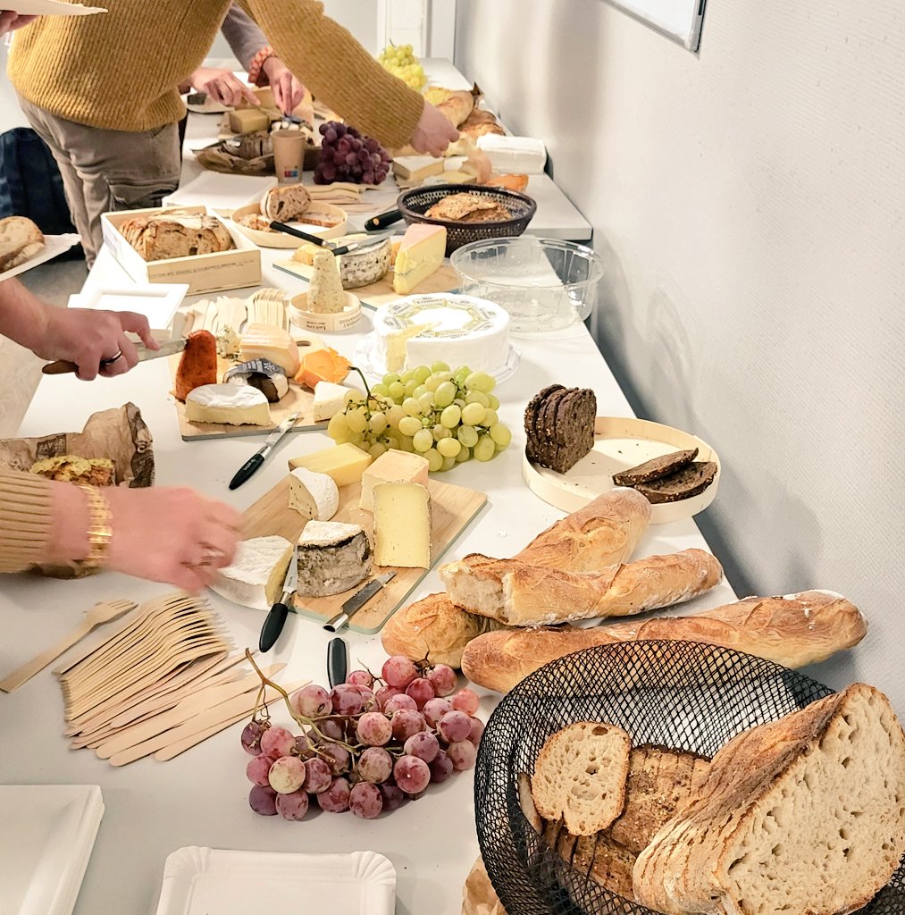 TimzouraFati's tweet photo. Nothing brings scientists together like a good hypothesis... and a great cheese buffet!
Exciting day at the 9th Center Day of @CognitionLille! A wonderful opportunity to explore the incredible diversity of research teams within our center. #ScienceCommunity #ResearchExcellence https://t.co/3HhGmyo5Zw