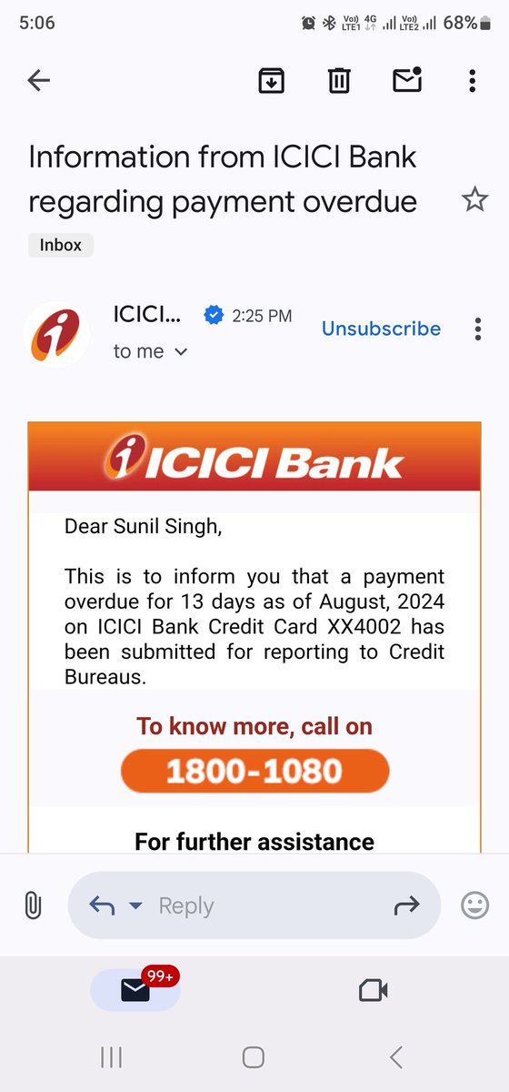 Sunil Singh Sisodia (@sunilsingh1986) on Twitter photo Fasle charges made without information... very poor and pathetic service by icici bank... banks mistake and CIBIL damaged of customer... very shamefull....need to close all more than 15 years relationship.
<a href="/ICICIBank/">ICICI Bank</a> <a href="/ICICIBank_Care/">ICICI Bank Cares</a> <a href="/RBI/">ReserveBankOfIndia</a> <a href="/CIBIL_Official/">TransUnion CIBIL</a> Fasle charges made without information... very poor and pathetic service by icici bank... banks mistake and CIBIL damaged of customer... very shamefull....need to close all more than 15 years relationship.
<a href="/ICICIBank/">ICICI Bank</a> <a href="/ICICIBank_Care/">ICICI Bank Cares</a> <a href="/RBI/">ReserveBankOfIndia</a> <a href="/CIBIL_Official/">TransUnion CIBIL</a>
