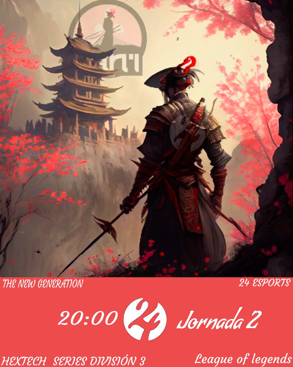 24 Esports🩷 (@24esports_) on Twitter photo 🏯Hoy el shogunato conocerá al verdadero Musashi Miyamoto.
⏰ 20:00
🆚 <a href="/taniesportss/">Tan'i (単位) eSports</a> Ac
🏆#HextechSeries x <a href="/SomosLaTormenta/">Circuito Tormenta</a>
#TheNewGeneration 🏯Hoy el shogunato conocerá al verdadero Musashi Miyamoto.
⏰ 20:00
🆚 <a href="/taniesportss/">Tan'i (単位) eSports</a> Ac
🏆#HextechSeries x <a href="/SomosLaTormenta/">Circuito Tormenta</a>
#TheNewGeneration