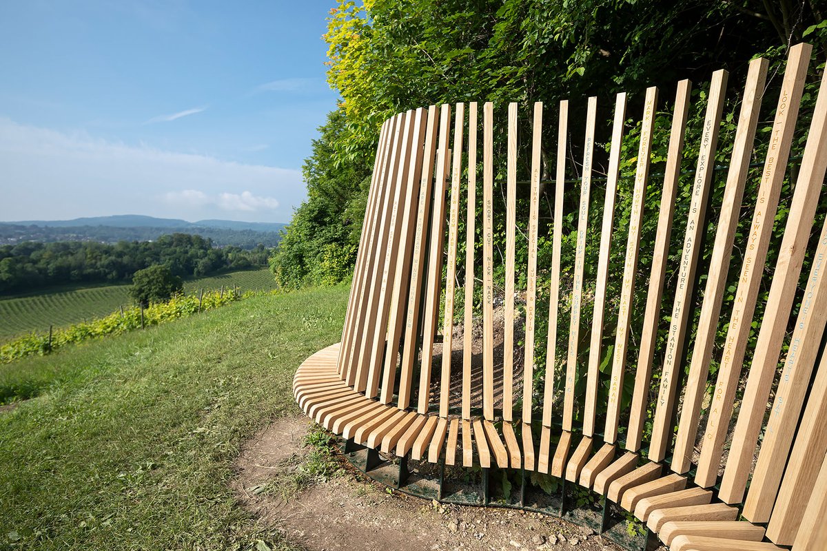 Have you discovered the Great ARTDoors? 🎨🌳 Follow in the footsteps of pilgrims on an inspired journey through the <a href="/SurreyHillsNL/">Surrey Hills National Landscape</a> and Kent Downs National Landscape as you track down the nine sculptures installed along the #NorthDownsWay 🔗 bit.ly/3J1rgcZ