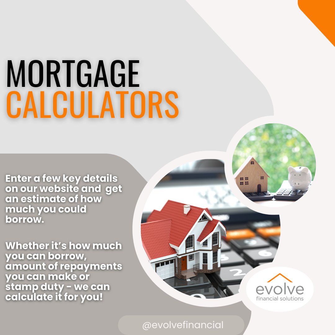 Looking to buy a new home but not sure what you can afford?

With our Mortgage Calculator, we can help you understand how much you could borrow, what your repayments will be and more!

Check it out at: evolvefs.com/mortgage-calcu…