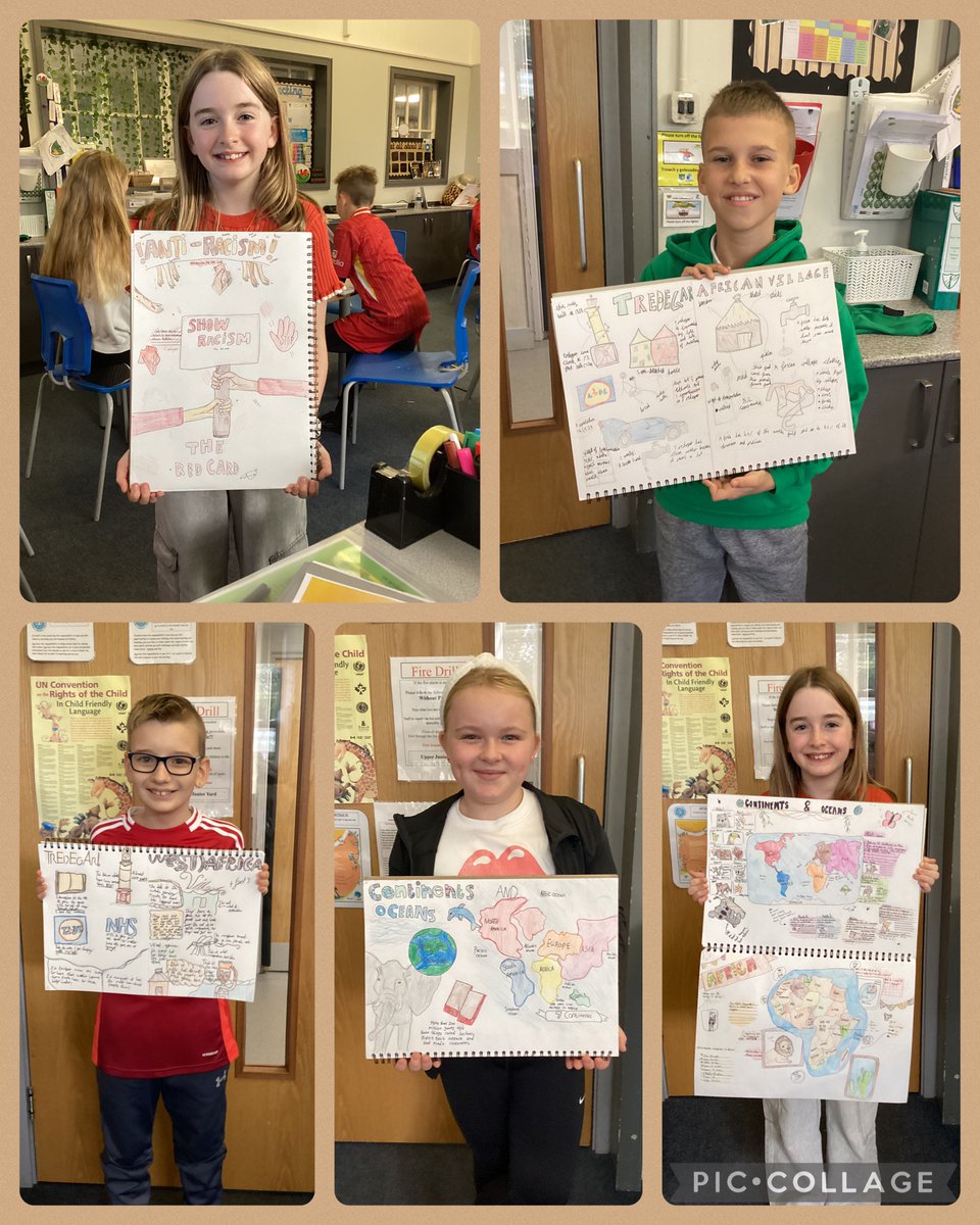 glanhowyprimary's tweet photo. In #YrWyddfa we have been learning about the things that make Africa unique. Here is a snippet of our learning journey so far. Pupils have identified learning that they are most proud of. #TopicJournals @EAS_Humanities https://t.co/xGlTzToBoR