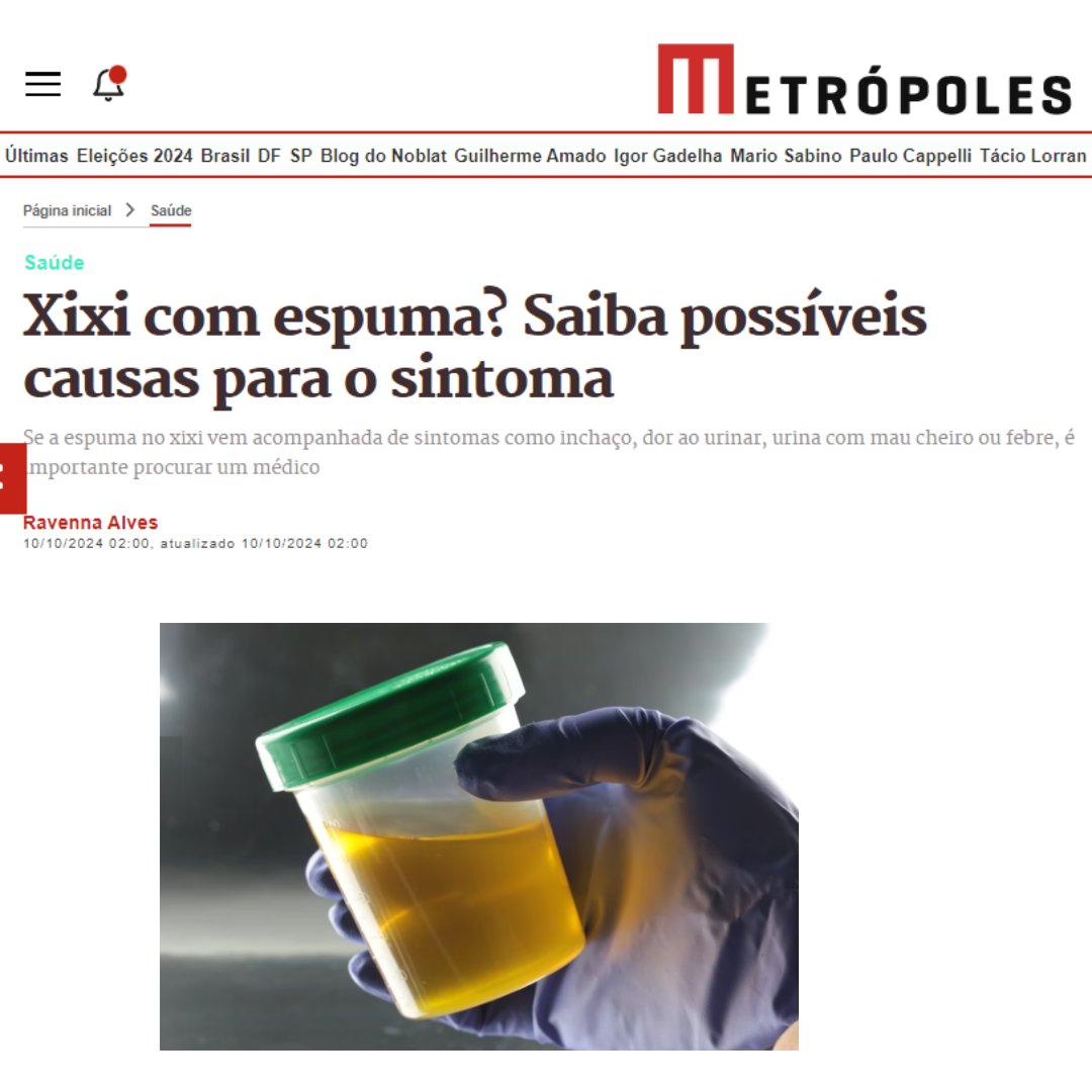 Existem alguns sinais de possíveis desequilíbrios na saúde do organismo, como por exemplo a presença de espuma no xixi, acompanhada de sintomas como dor ao urinar, inchaço, urina com mau cheiro ou febre. Quando isto acontece, é importante procurar um médico.

...