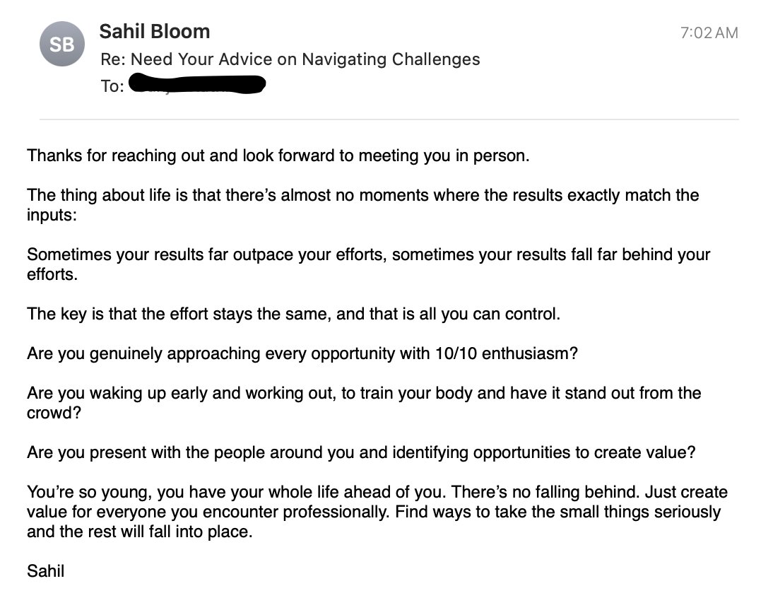 I got an email from a young man unhappy with his standing in life.

Here was my reply:

(I think it might be useful for someone out there)