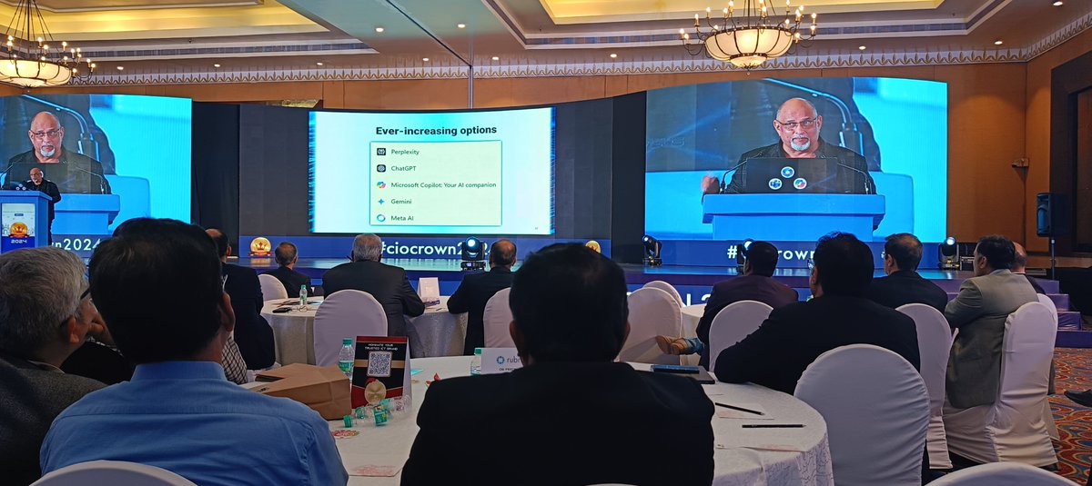 #ciocrown2024 Nitin always comes with superb topic so informative.