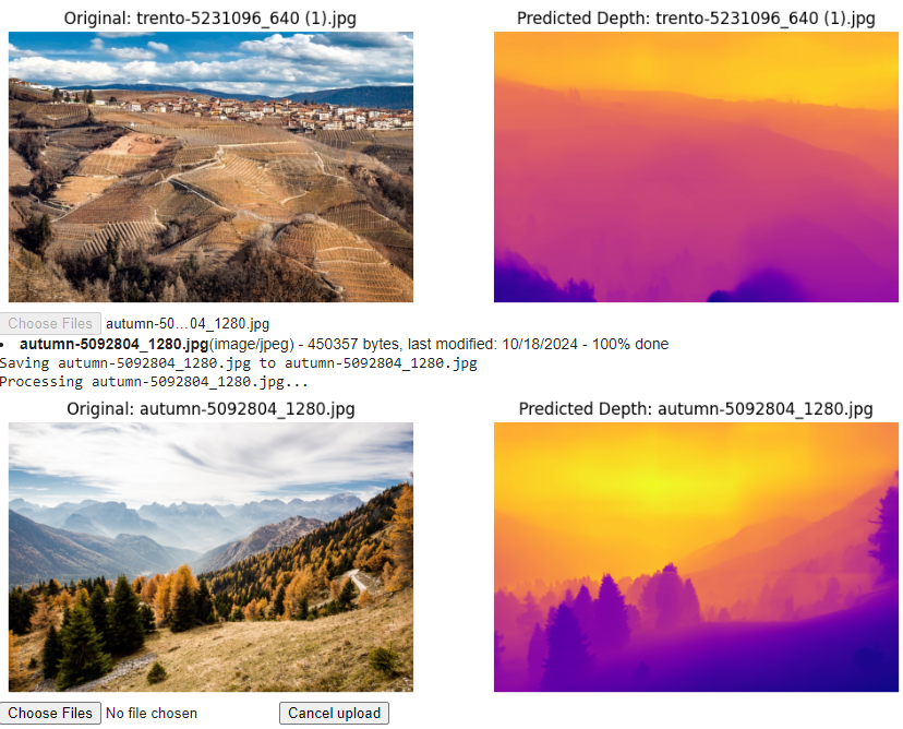 Catchingtides's tweet photo. #DepthPro test on my favorite area in Italy, dolomiti. I have to say seeing natrual complexity in a simplified way could be artistically elegant in some sence.  #models #huggingface https://t.co/5mkJF36Tmc... https://t.co/mPu6kzFsWa https://t.co/66Mh0s8Afd
