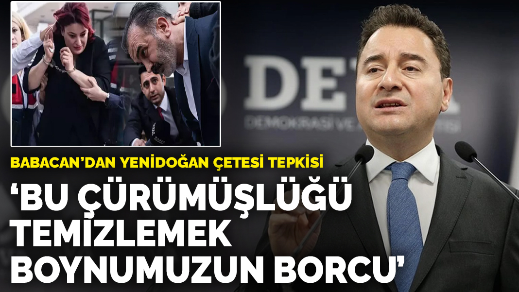 DEVA Partisi lideri Ali Babacan, Türkiye’yi sarsan yenidoğan bebek çetesi davasına ilişkin sert açıklamalarda bulundu

Babacan: Yenidoğan bebek çetesi davasına dair haberleri okumak, herkes için olduğu kadar benim için de çok güç.

Bu çürümüşlüğü ülkemizden atmak, bizim