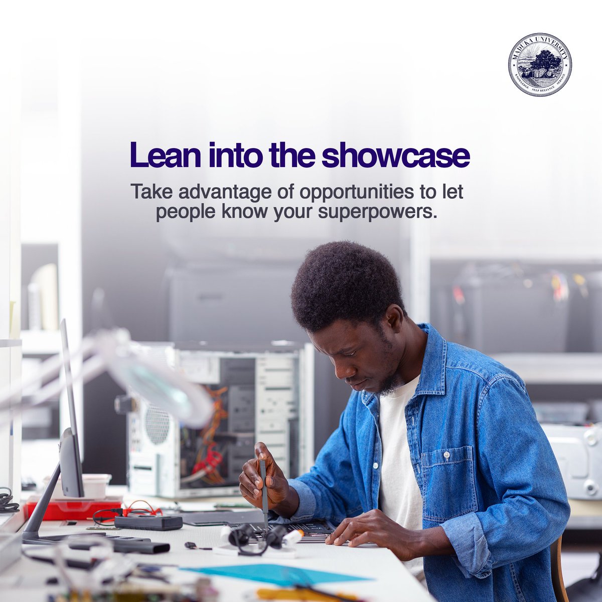 madukauning's tweet image. Start building your portfolio now. Showcase your skills and projects. Your portfolio is your
brand. Start curating it today to show potential employers your talents and growth.

#TGIF #BuildPortfolio #MadukaUniversity #KnowledgeForSelfReliance