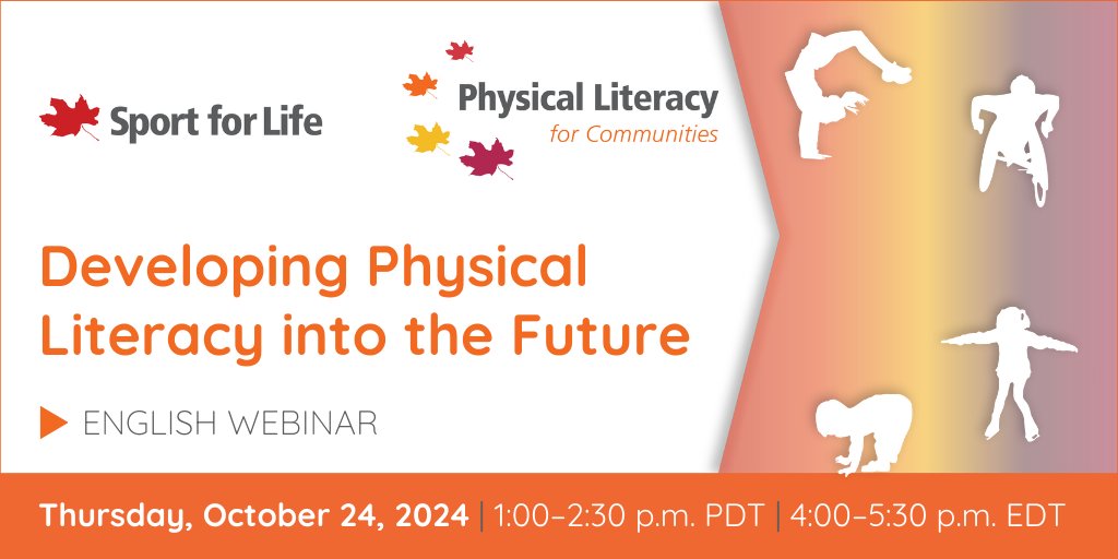 Don’t miss out! Join us on Oct 24 for an exciting webinar, “Developing Physical Literacy into the Future” with renowned expert Dr. John Cairney. Discover how physical literacy can transform child health! Register now: loom.ly/4xweBr4 #PhysicalLiteracy